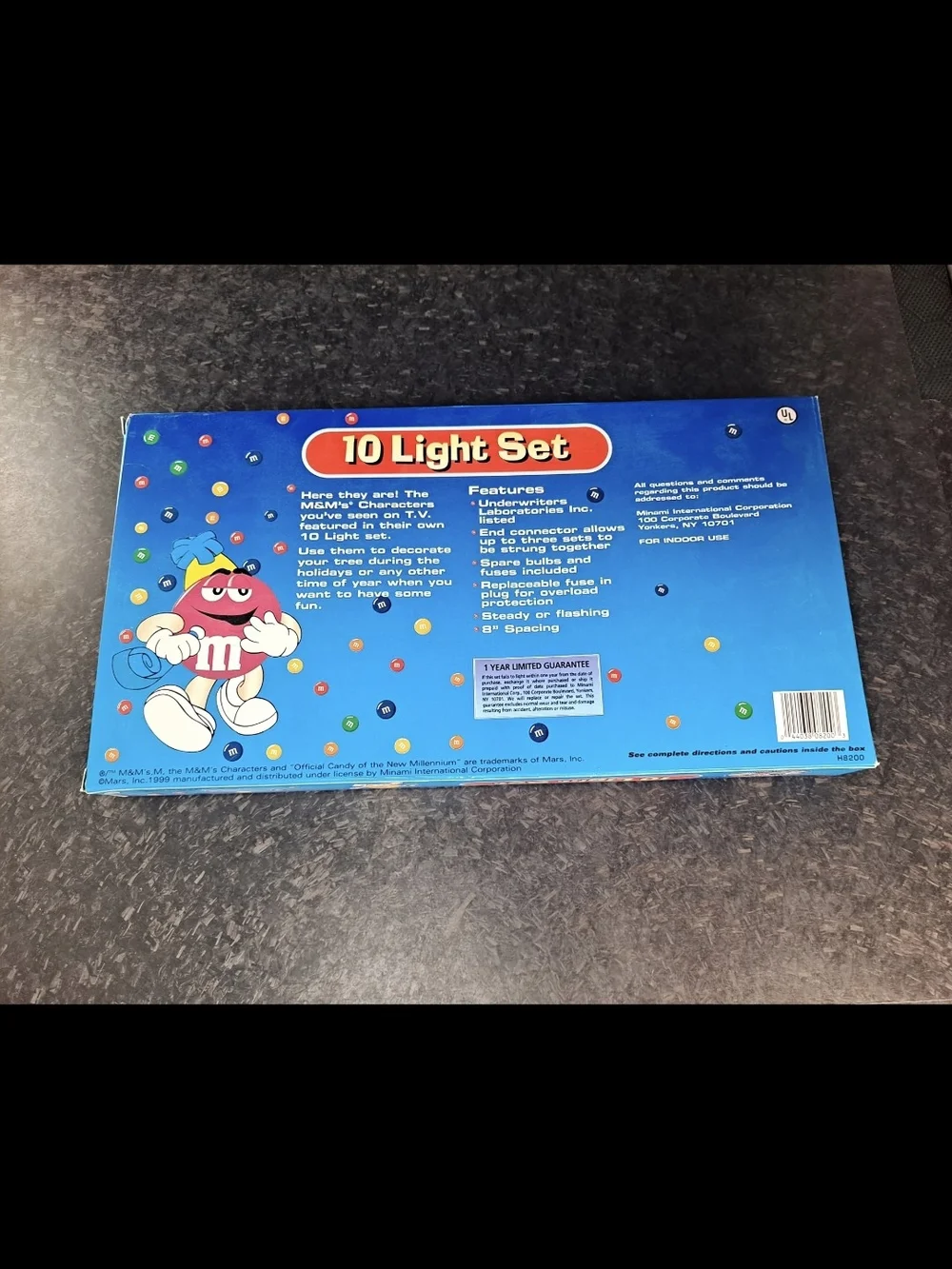 M&M'S Ten Character Light Set - Red, Blue, Yellow, Green, Orange